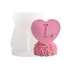 Valentine's Day Candle Silicone Mold for Handmade Chocolate Decoration Mould