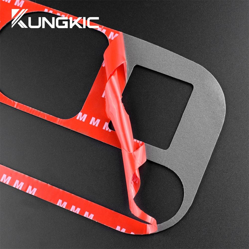 Real Soft Carbon Fiber Sticker for Subaru Impreza STI 2002 2003 2004 Parking Brake Base Accessories Interior Trim Decoration