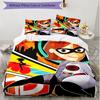 3pcs Duvet Cover Set (1*Duvet Cover + 2*Pillowcase, Without Core), Incredibles Print Soft All‑Season Bedding Set, Home Bedroom Decor Gift
