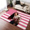 Singer Y-Young Miko Music Floor Mat Soft Thickened Absorbent Non-Slip Bedroom Living Room Door Mat Home Decor Flannel Rugs