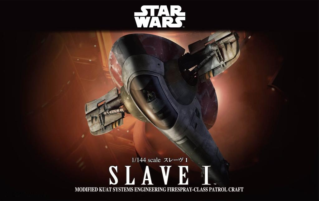 Star Wars Slave I scale plastic model 1/144