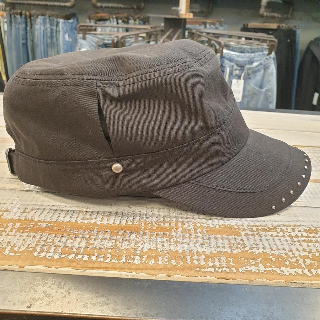 Buckaroo Women's Cotton Rivet-Decorated Military Cap 19 B235AP240P 2001