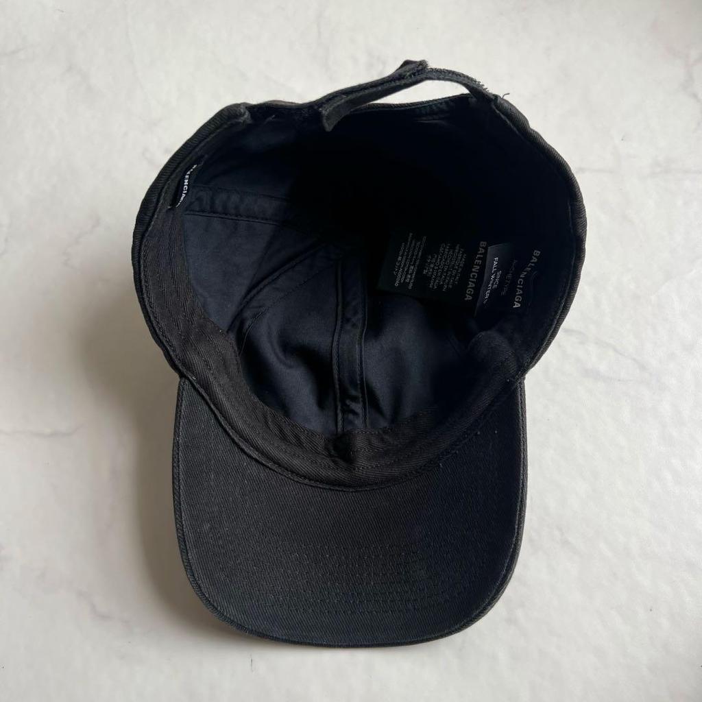 Used BALENCIAGA hat cap black black