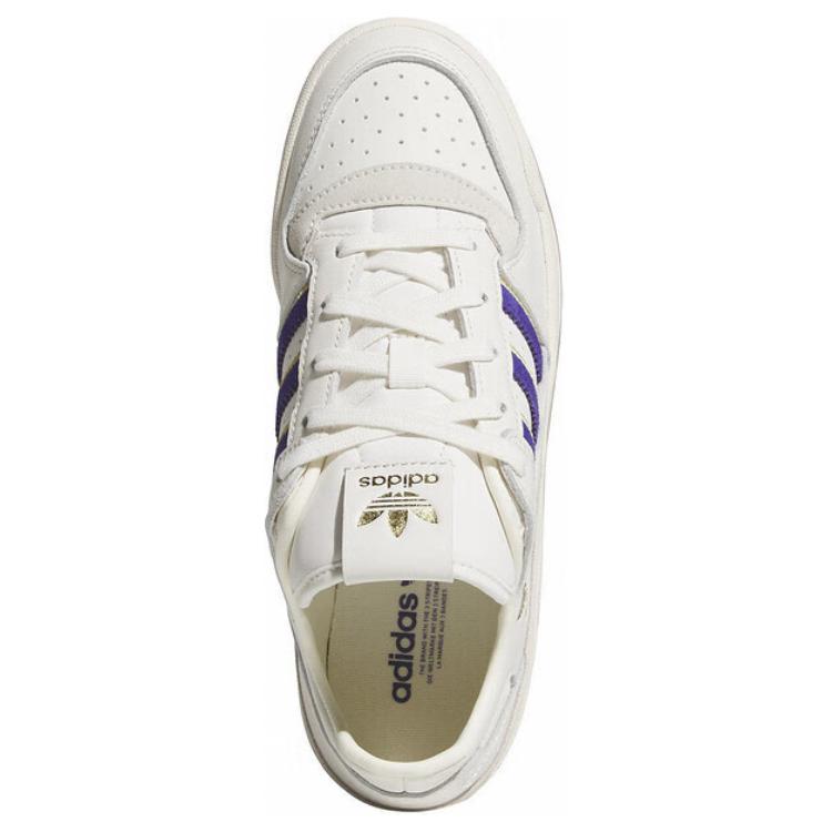 adidas Forum Low CL White Collegiate Purple Women Sneakers Cloud-White Cream-White JH7940
