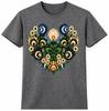 Floral Heart T Shirt Folk Art Botanical Flower Graphic Tee Boho