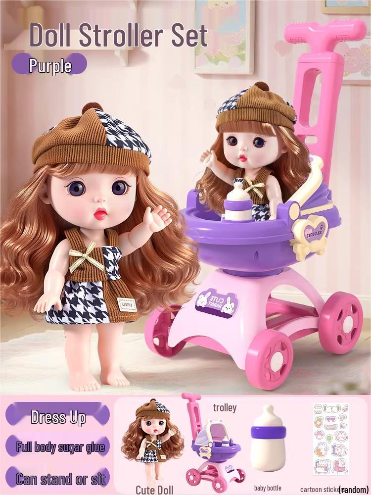 

Лялька-принцеса Ельза з візочком та набором для перевдягання для дівчаток 3-4 років