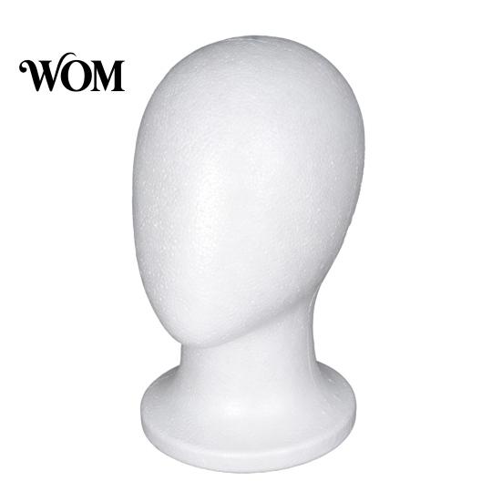 Hair Styling Tool Foam Mannequin Head, Male Female Hat Display Stand, Hairdressing Teaching Aid Lightweight Head Model for Wig Storage Stand Wigs