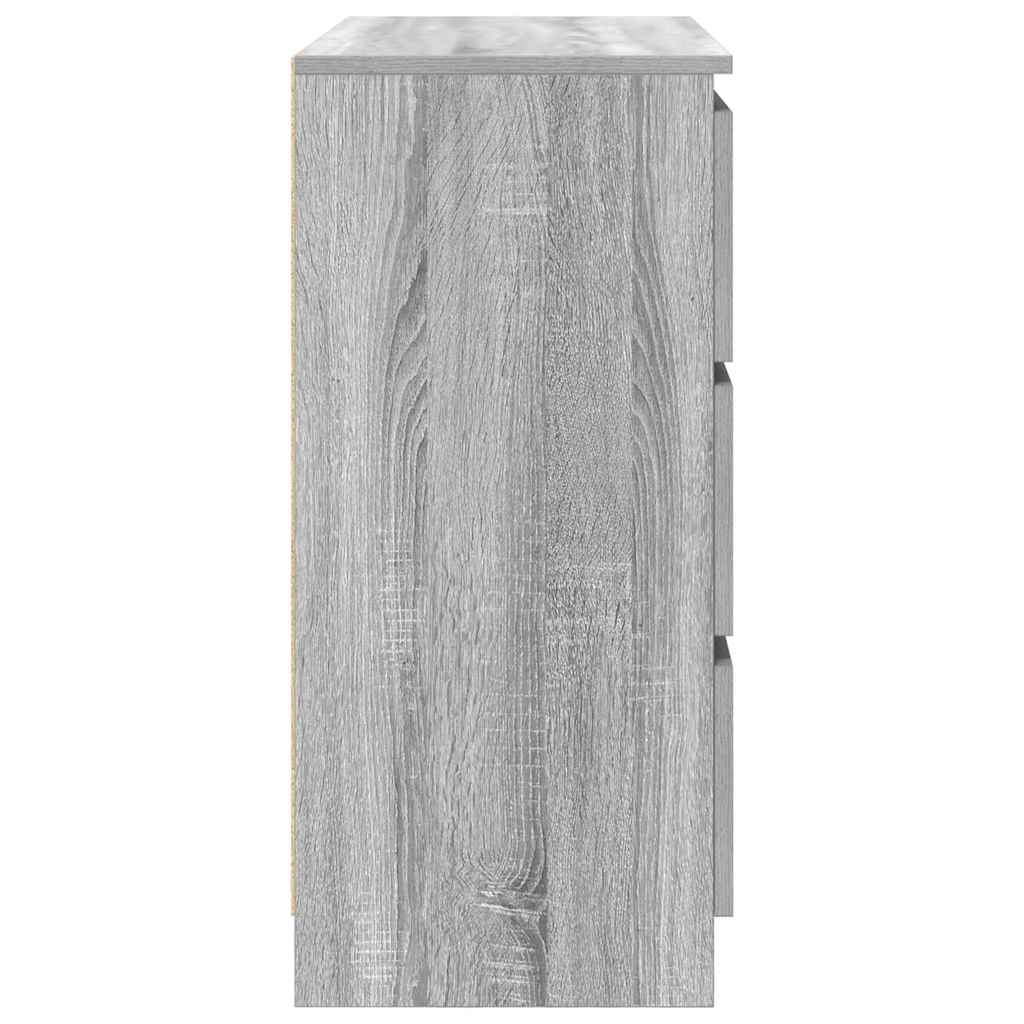 Sideboard Gray Sonoma 80x35x76 cm Particleboard