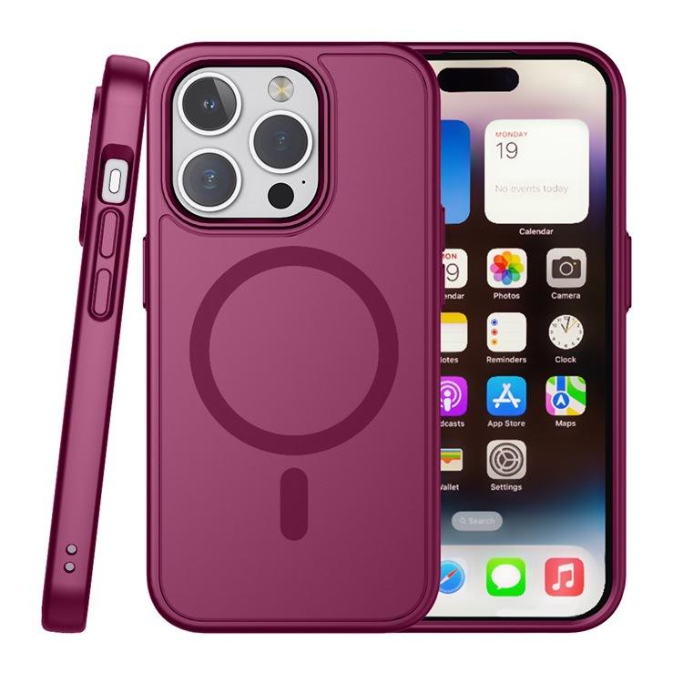 Applicable to iphone11 2-in-1 mobile phone case Apple 11promax matte skin feel composite magnetic suction 11 protective cover