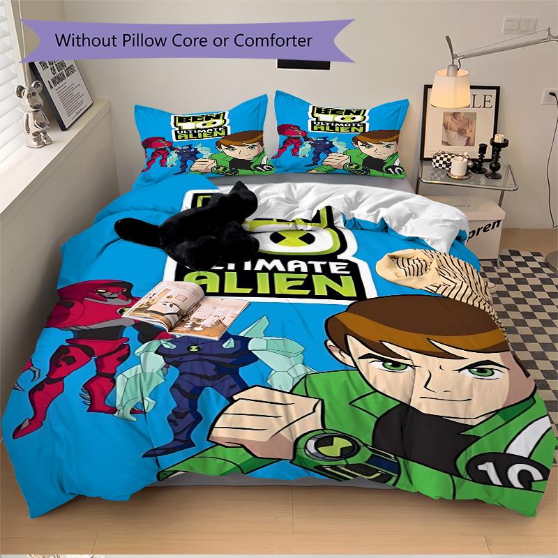 Ben Alien Force Print 3Pcs Bedding Setduvet Cover With 2 Bedropillowcase Home Birthday Gift