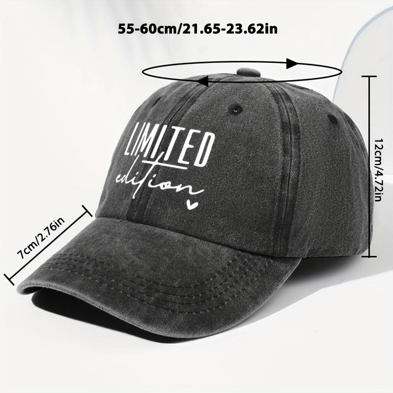 Unisex Vintage Washed Baseball Cap Adjustable Outdoor Casual Visor