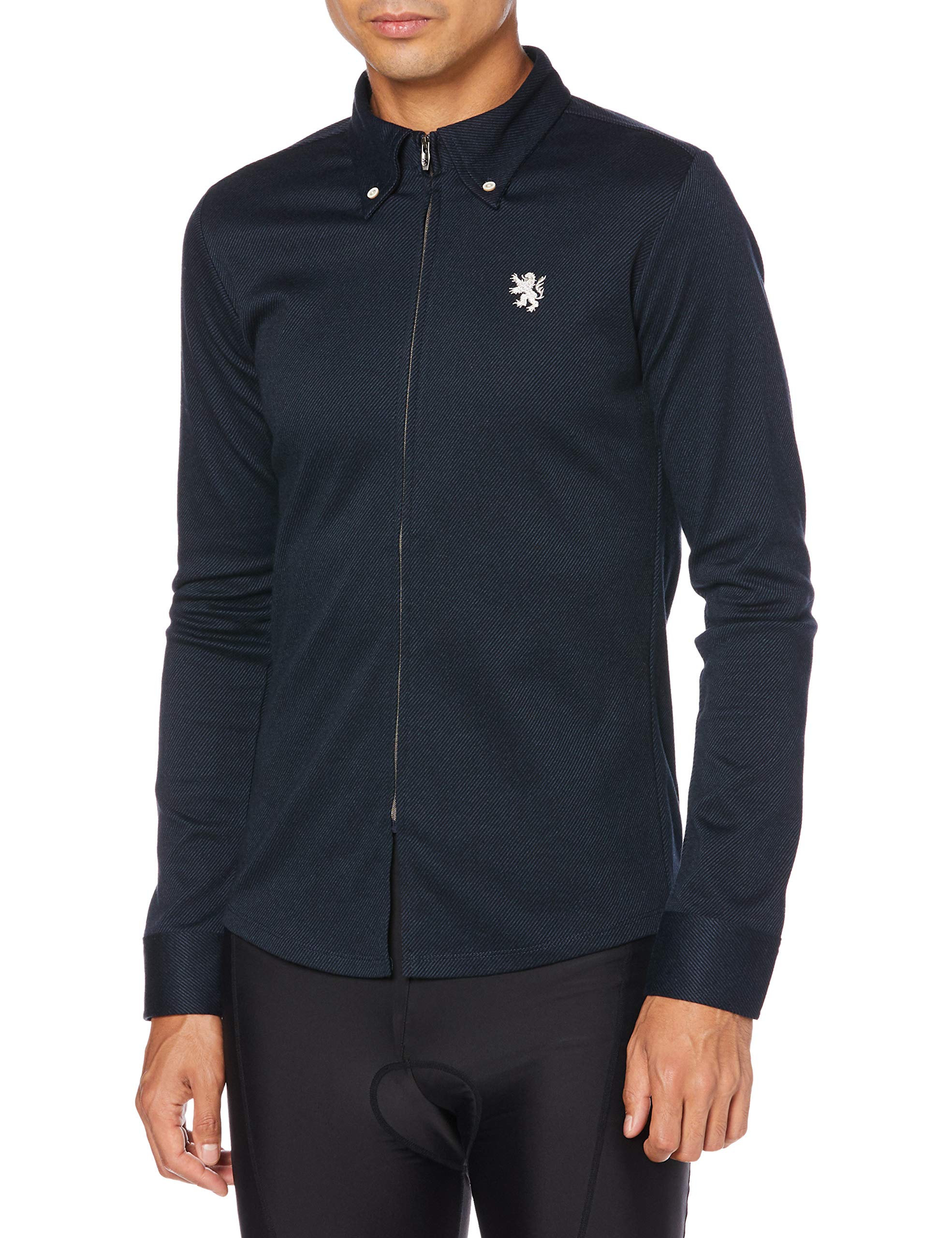 

Kapelmuur Long Sleeve Jersey Twill Japan Size XS to Japanese size Shirt, Navy, kpls112, (equivalent XS)