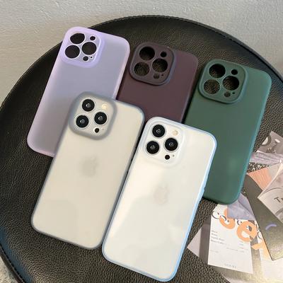 Translucent for Apple Liquid Silicone Phone Case 14 for IPhone 15 Promax All-Inclusive Anti-Fall