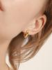 Lunne Silver 925 V Edit One-Touch Earrings #Lse99