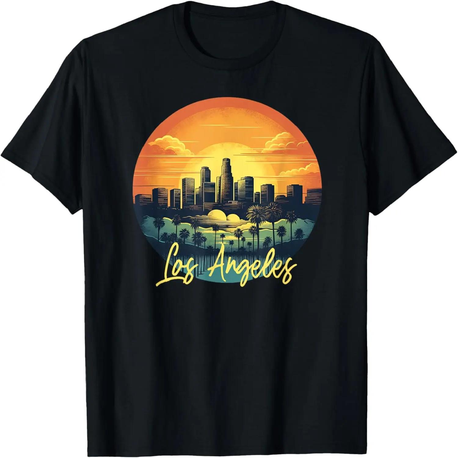 

Los Angeles California City Downtown Skyline California L.A XXXXXL чорний