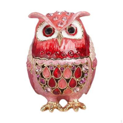 Elegant And Decorative Enamel Jewelry Box, Ideal for Rings Or Jewelry.
