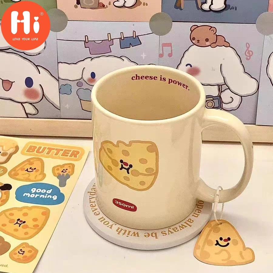 Hi Cute Cream Cheese Ceramic Mug Ins Girlfriends Gift Milk Mug Student Dormitory