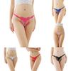 Sexy spodní prádlo G-String dámské s vyšívaným střapcem z imitace perly