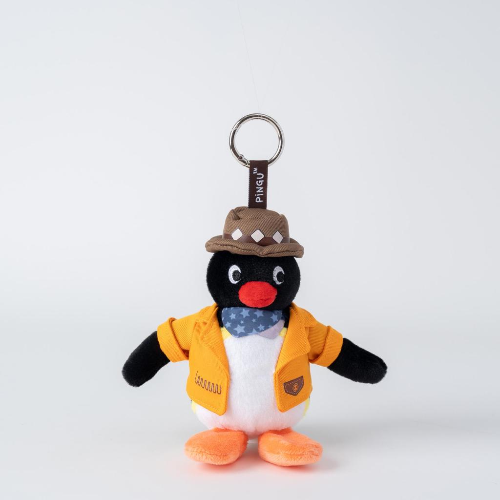 Portachiavi Peluche Pinguino Originale Bambola Ornamento per Zaini