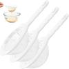 3 Piece Mesh Kitchen Ultra-Fine Nylon Mesh Filter Strainers Spoon for Filtering Coffee Juice Milk Honey Wine Strainer Sieve6