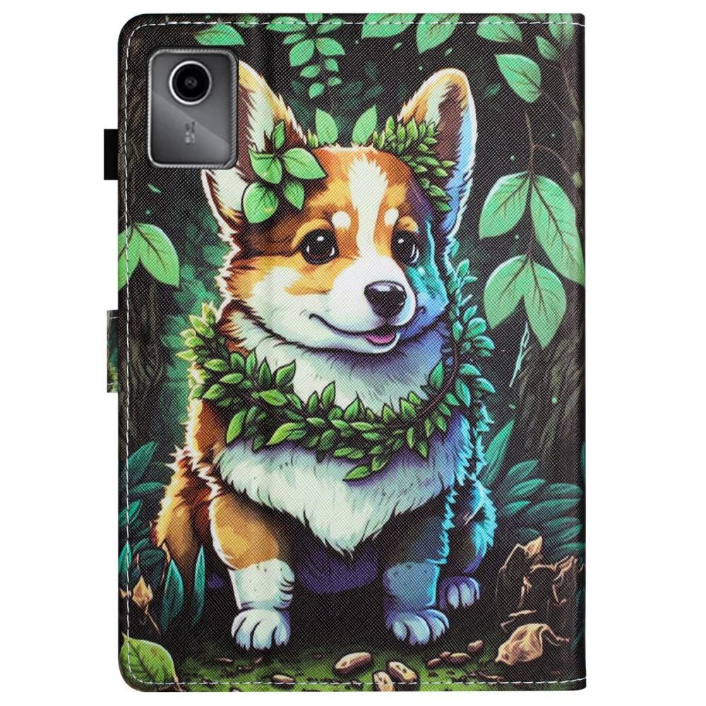 Lenovo Tab M11 case, with flap, corgi dog