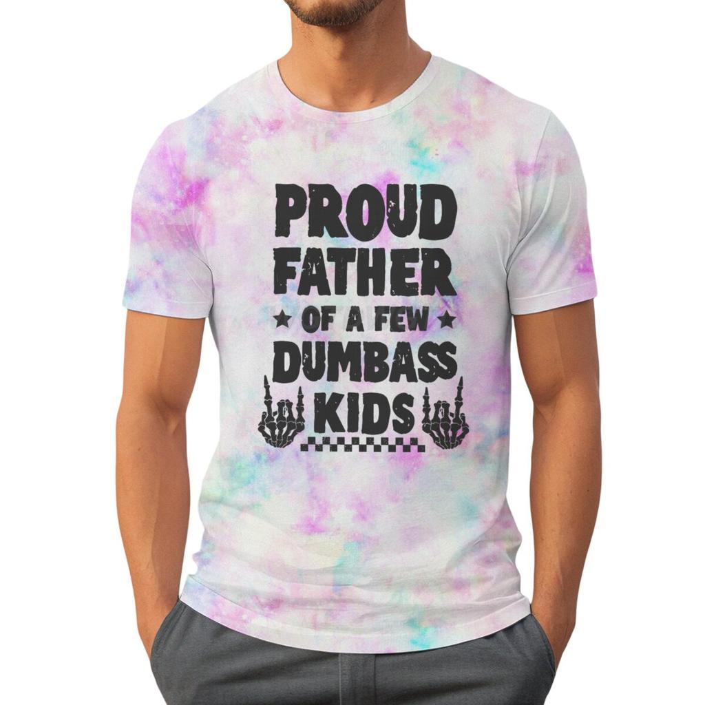 Vatertags-T-Shirt für Männer Stolzer Vater Mode Lässig Grafik-T-Shirts Batik Retro Vintage Sommer Tops Neue Herrenbekleidung