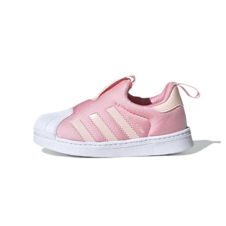 

Adidas Originals SUPERSTAR 360 Leather Abrasion Resistant Breathable Low top Skateboard Shoes Pink White FV7228 20