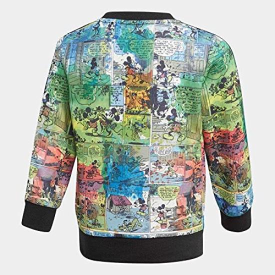 adidas Disney Collaboration DISNEY MICKEY MOUSE JOGGER SET Mickey Mouse Jogger Sweatshirt and Long Pants Size 120 Set, (115-125cm), JKL21,