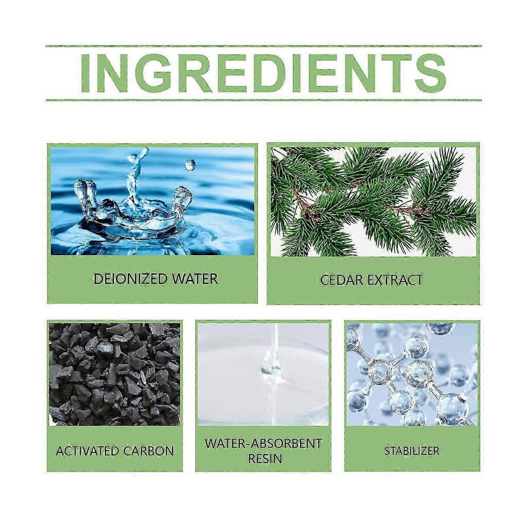 Effektives Formaldehyd-Entfernungs-Gel - 3 Monate Frischluft-Reiniger, Geruchsneutralisierer