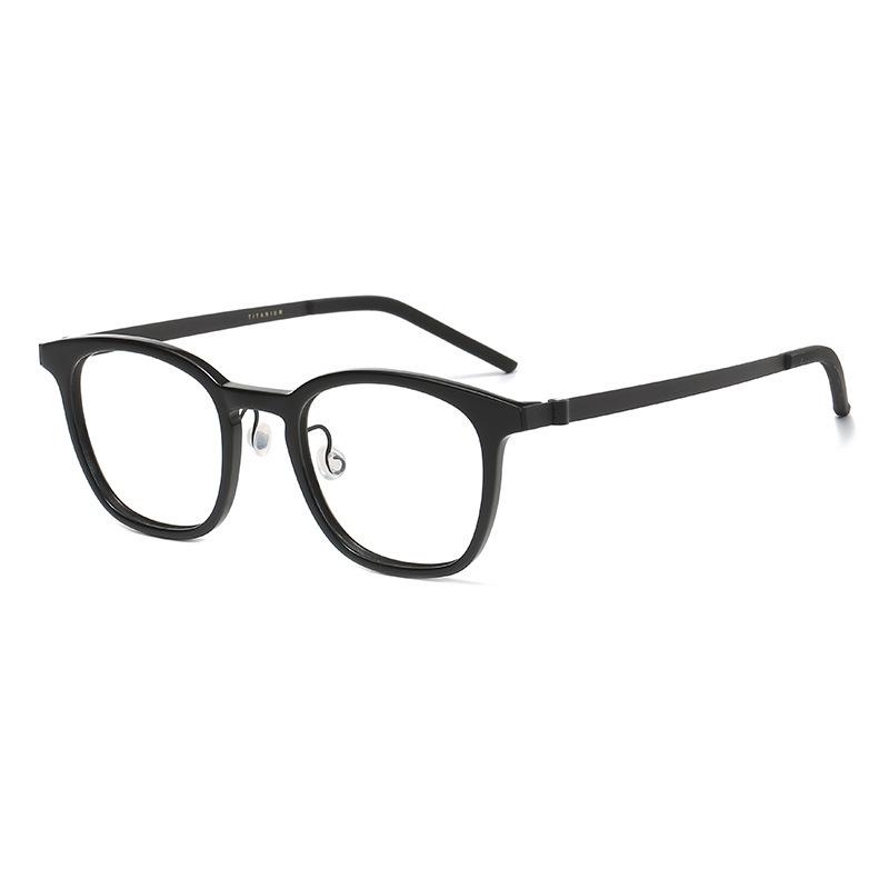 New Denmark Designer Acetate Titanium Optical Eyeglass frames Men Women Vintage Square Transparent Computer Glasses Frames
