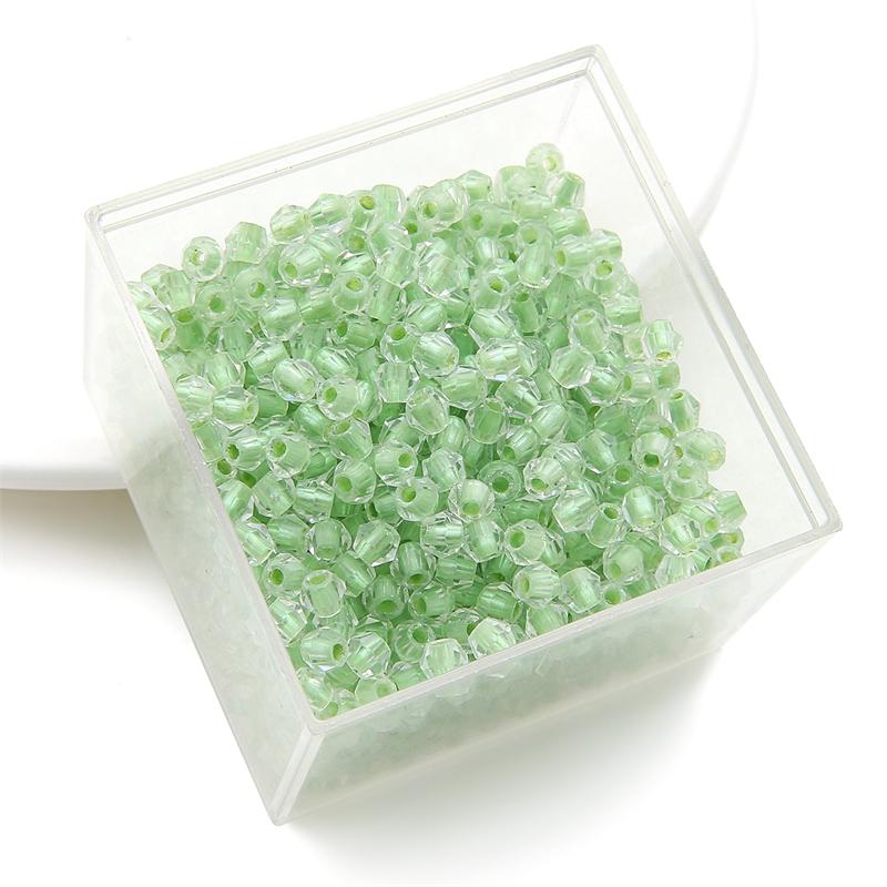 100 Stück hochwertige Glasperlen, geschnitten, gefärbte Diamant-Kristallperlen für die Herstellung von Ohrringen und Armbändern zum Selbermachen von Schmuck, Basteln, Zubehör