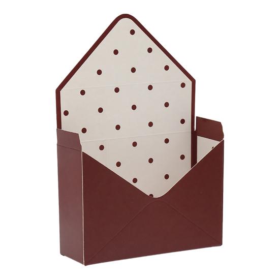 Valentine's Day Floral Envelope Box Florist Bouquet Packaging Box Flower Wrapping Paper Gift Bag Small Folding Envelop Gift Box for Mother's Day