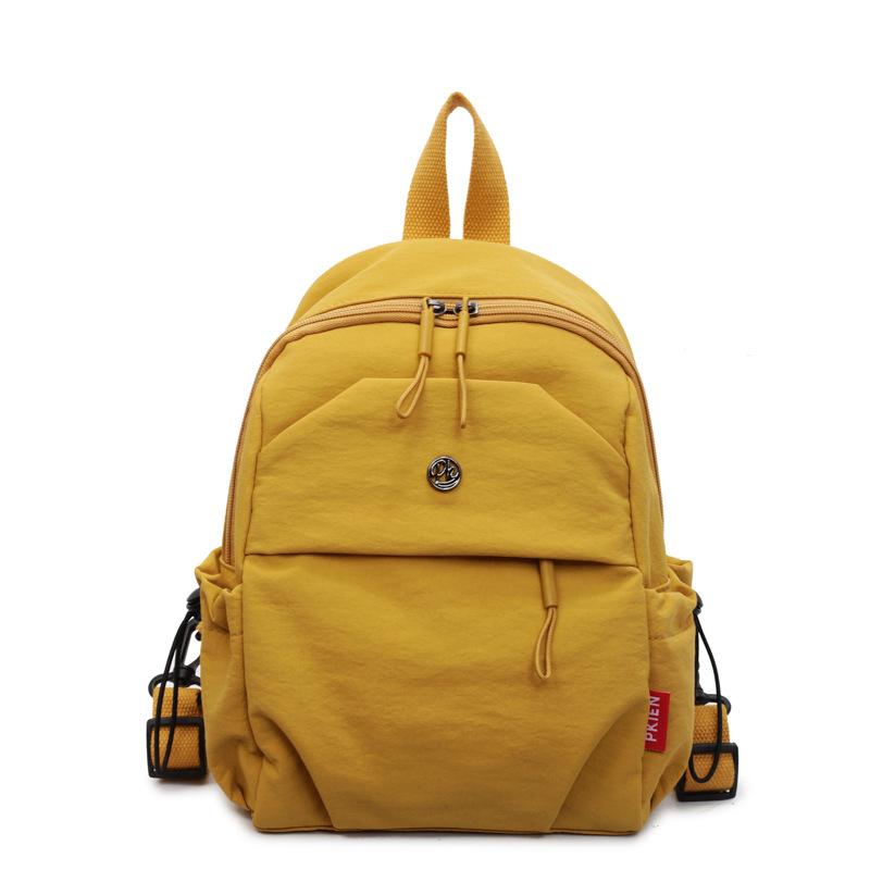 School bag summer Korean version high value back junior high school students casual simple versatile light