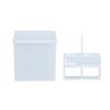 24 Slots Microscope Slides Staining Jar Rack Kit Non-Stick Smooth Staining Dish Set for Student Science Experiment Use