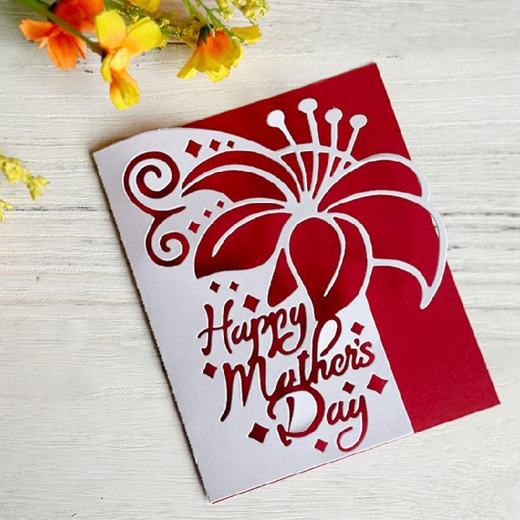 Muttertag Metall-Stanzformen Präge-Schablone Schablone Scrapbooking für Karte