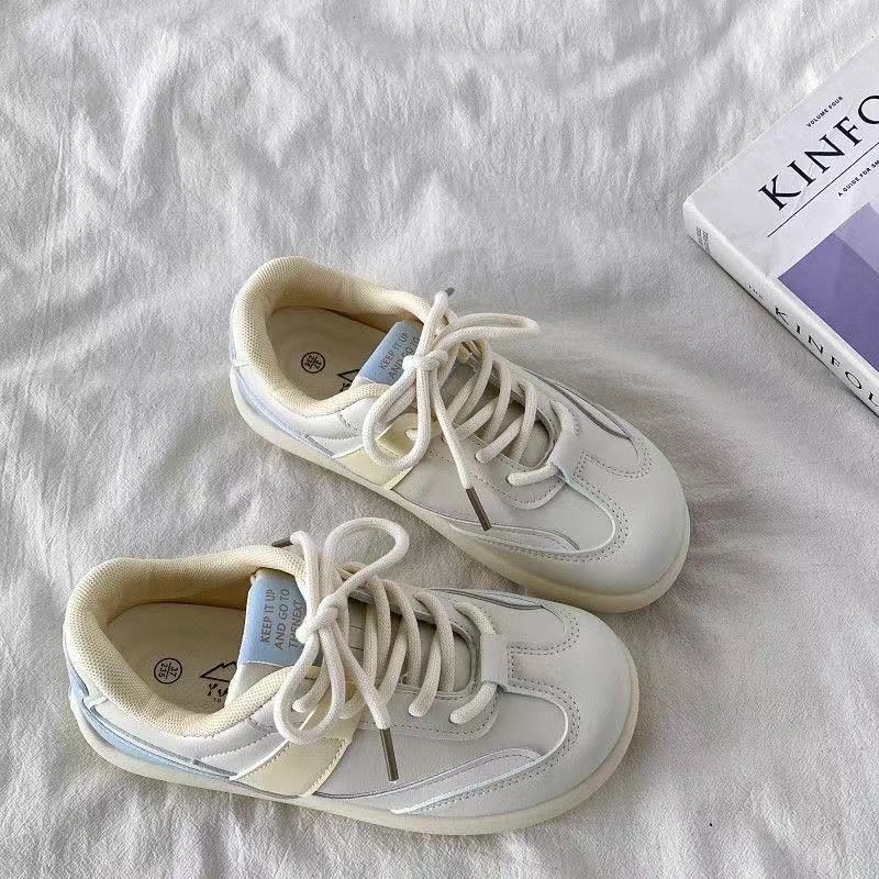 

Новые кеды женские универсальные летние туфли толстая подошва обувь в стиле ретро белые туфли 40