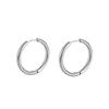 Veelzijdige Titanium Goud Hart Oorbellen: Niche High-End Oorklemmen & Hoops voor Vrouwen