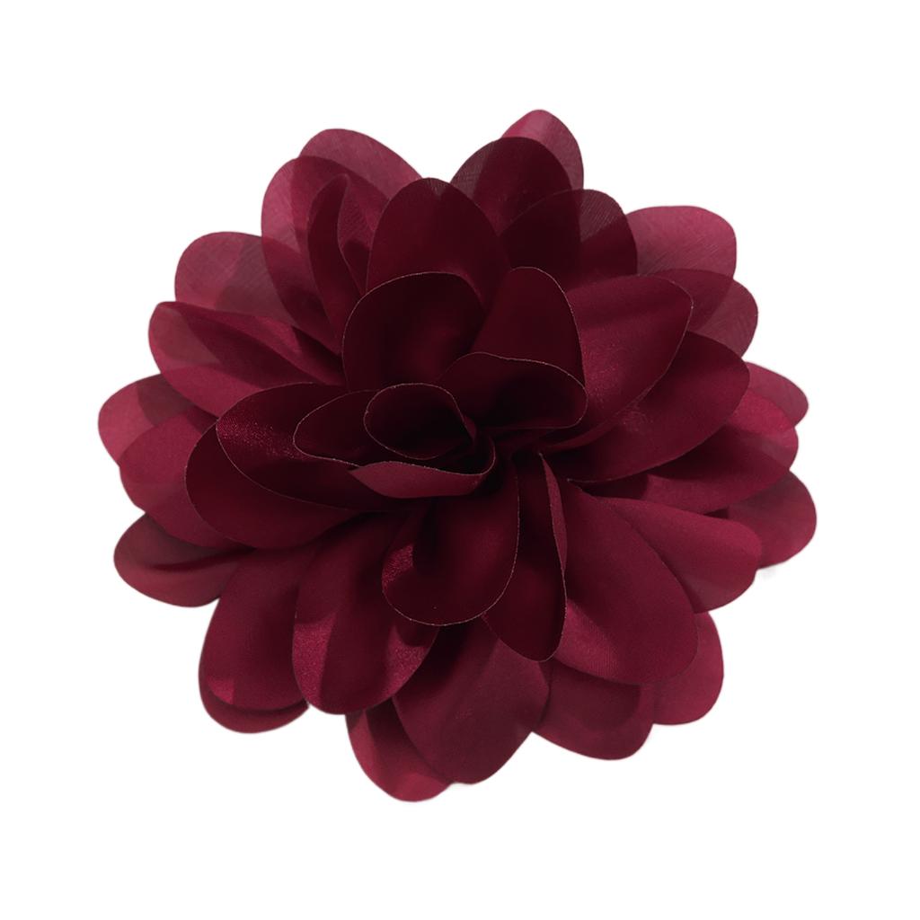 Fashionable Fabric Flower Brooch Unique Fabric Flower Lapel Pin Dainty Brooch Pin for Anniversary Celebrations