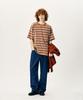 ESPIONAGE Multi Border Pocket Tee Orange