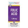 Superior Source Folic Acid 1200mcg Instant Dissolve MicroLingual 100 Tablets