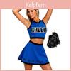 Cheerleader Uniform With Polyester Fabric For Cosplay And Performance Use