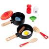 Children'S Wooden Simulation Playing House Pot Set, Kitchen Cooking, Cooking, Cutting, Cooking Utensils, Wooden Toys