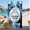 Swansea City FC Personalisiertes Bedrucktes Strandtuch Fußballlogo Unterstützung Benutzerdefinierter Name Text Absorptionsfähiges Handtuch für Sport Reisen Besonderes Geschenk
