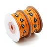 10 Yards/Roller Halloween Themed Polyester Grosgrain Ribbon Spooky Pattern Ribbon For Holiday Decor Diy Crafts Multiple Widths