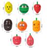 Kids' Wooden Fruit Cutting Toy Set - Educational Role-Play Kitchen Bucket