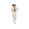 adidas Originals Trefoil Logo High Collar 3-Stripe Zip-Up Sports Jacket Women Jacket Miracle-White IB7316