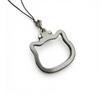 Cute Cat Shaped Alloy Phone Lanyard With 2 In 1 Finger Ring And Foldable Stand Perfect For Watching Videos Daily Use Travel