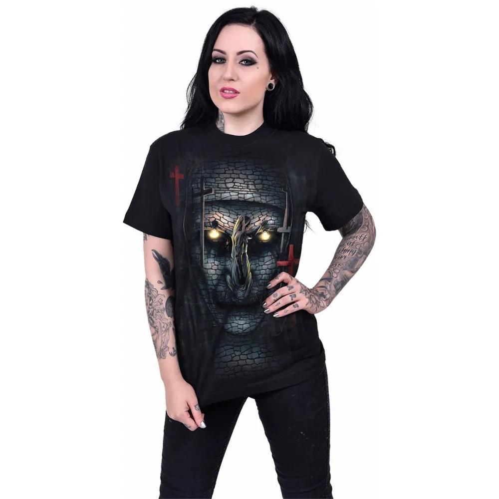 The Nun Unisex Adult Skull Illusion T-Shirt
