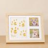 Non-Toxic Paint Photo Frame DIY Keepsake Pet Paw Print Kit  Father's Day