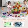 SucceBuy 180PCS Magnetic Building Blocks Construction Children Magnet Tiles Montessori Educational Toys for Kids Birthday Gifts